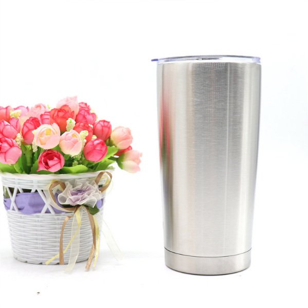 590ml-304不銹鋼附吸管孔掀蓋保溫杯