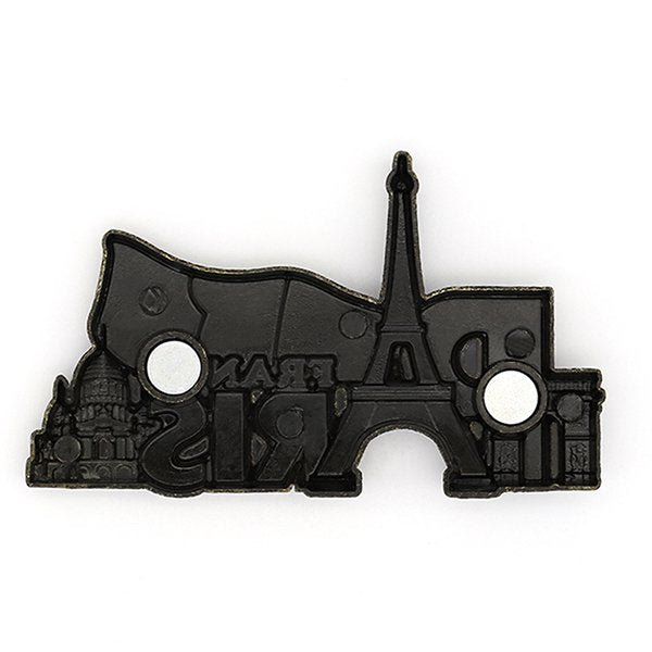 3D軟琺瑯巴黎金屬冰箱貼