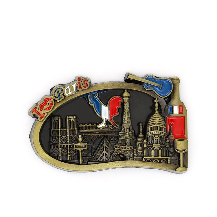 3D動物金屬冰箱貼