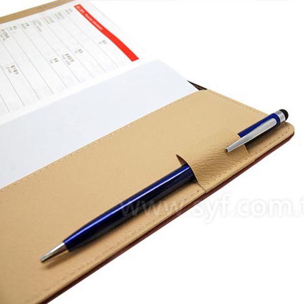 簡約經典工商日誌-翻開式平裝萬用手冊-可訂製內頁及客製化加印LOGO