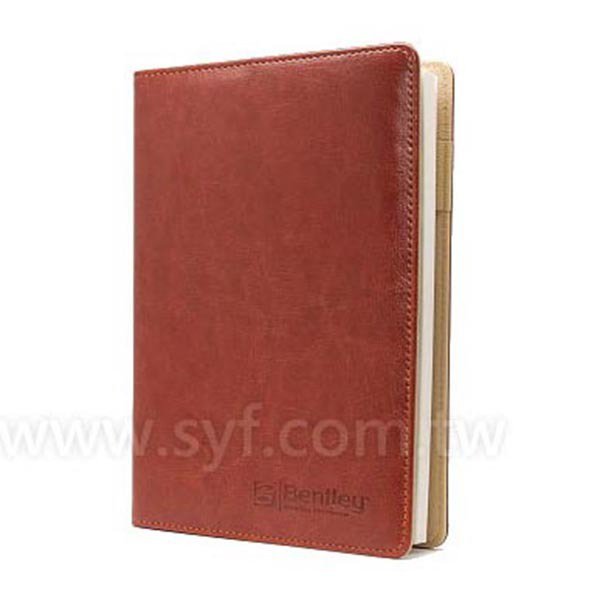 簡約經典工商日誌-翻開式平裝萬用手冊-可訂製內頁及客製化加印LOGO