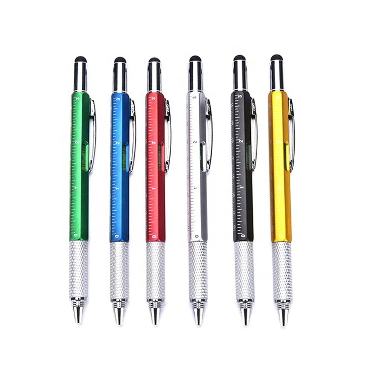 6合1金屬多功能觸控筆