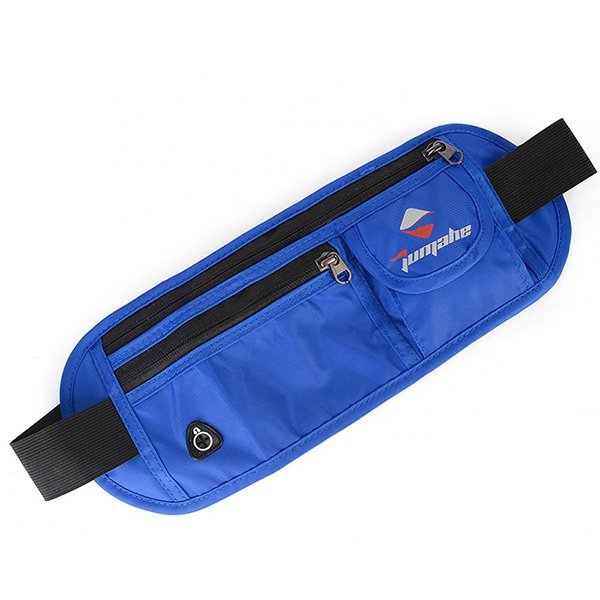 尼龍運動耳機孔腰包