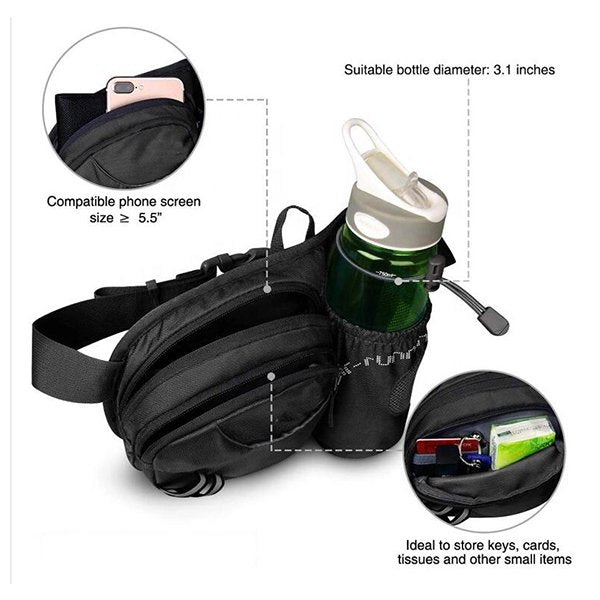 尼龍飲料杯套腰包