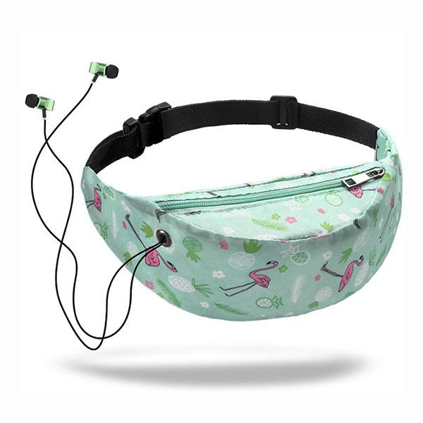 聚酯纖維耳機孔腰包