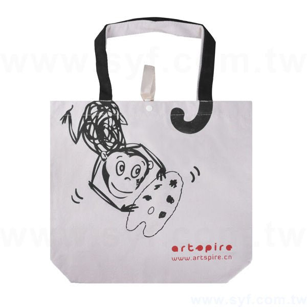 雙色印刷船型帆布袋-帆布材質帆布包-可加LOGO客製化印刷