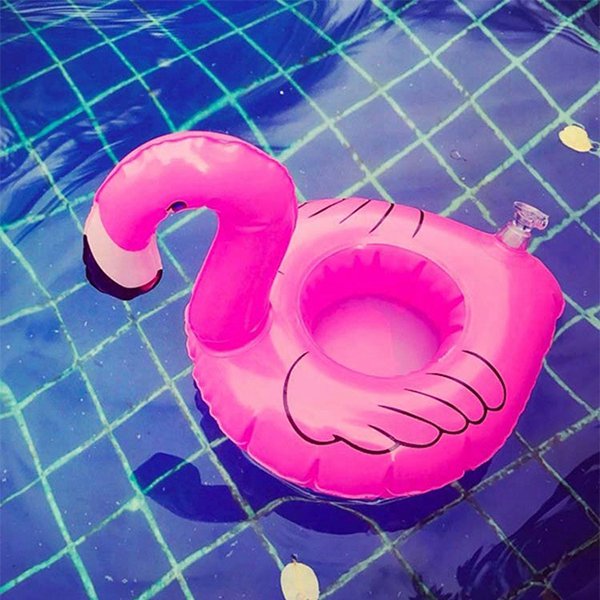 紅鶴造型充氣杯架