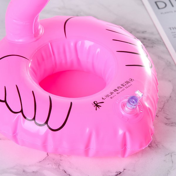 紅鶴造型充氣杯架