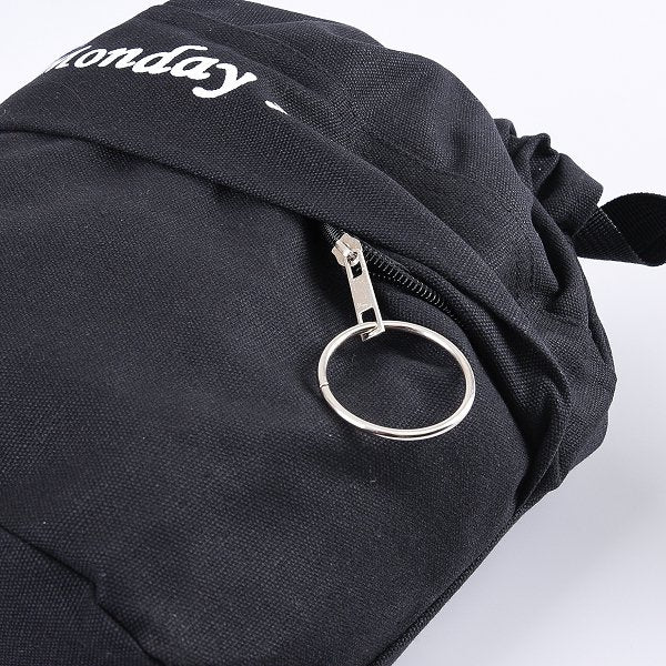 帆布束口後背包