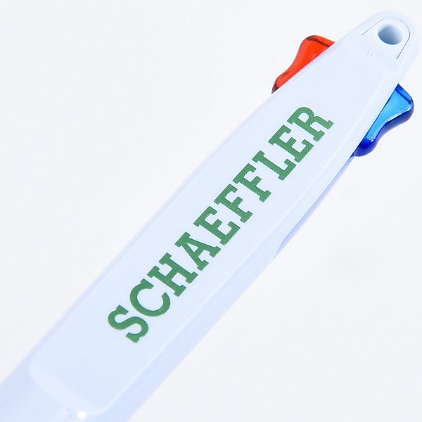 簡約雙色廣告筆-按壓式原子筆