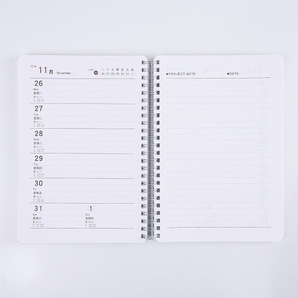 A5彩色冷燙印刷筆記本