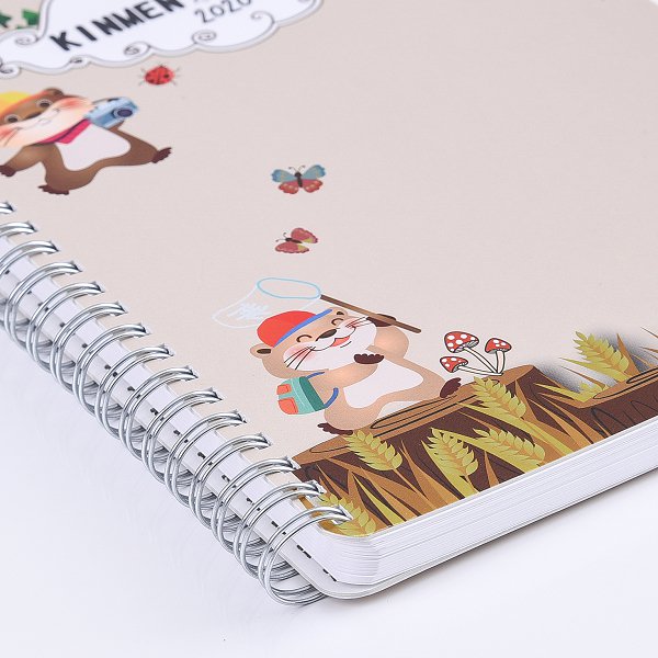 A5彩色冷燙印刷筆記本