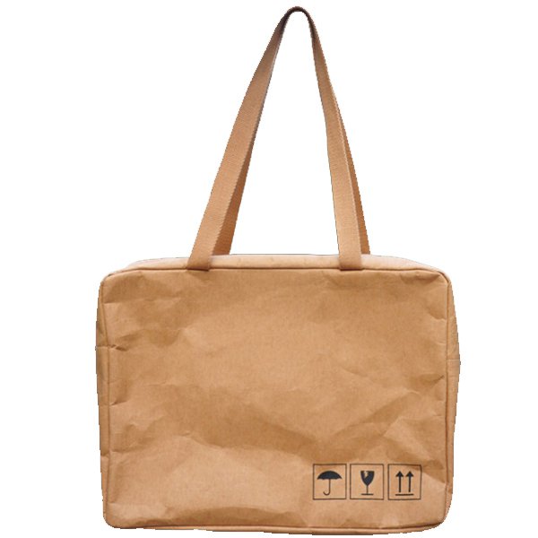 復古拉鍊手提袋