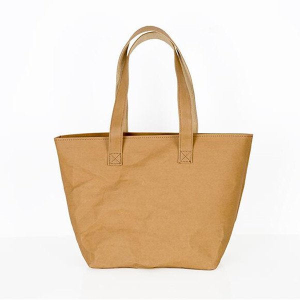 大開口拉鍊手提袋