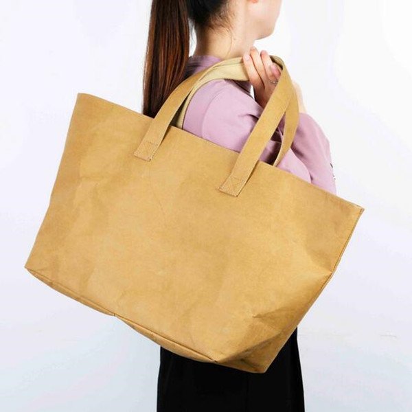 大開口拉鍊手提袋