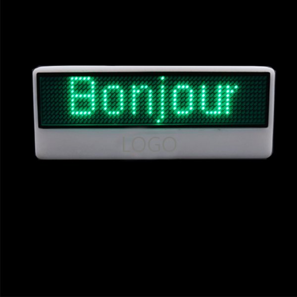 LED螢幕閃爍可打字徽章