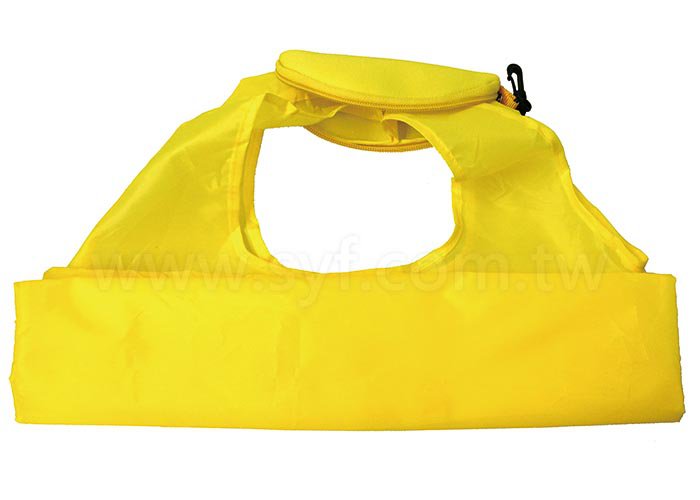 單色印刷尼龍袋-尼龍材質加掛勾平面收納包-可加LOGO客製化印刷