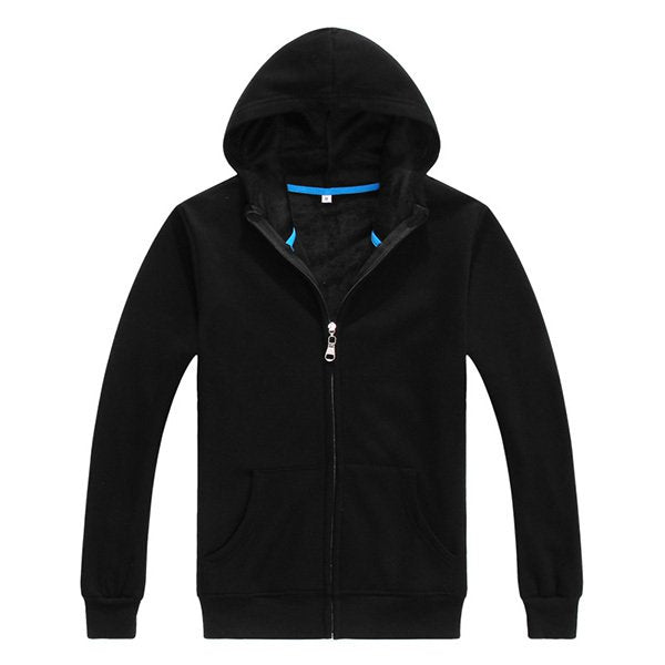 棉質連帽外套-含帽繩