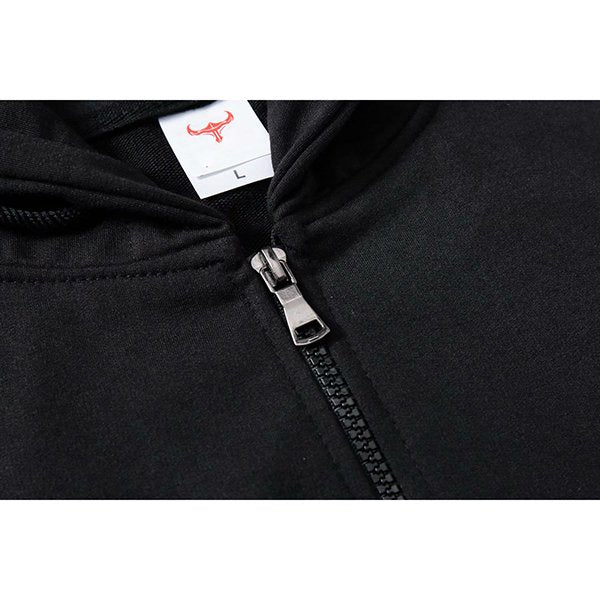 棉質連帽外套-含帽繩