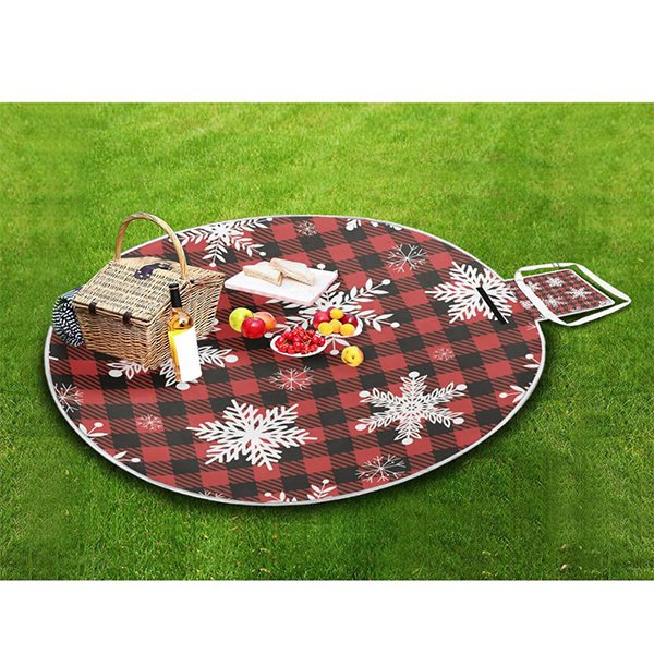 圓筒式戶外用可肩背毛毯-帆布毯