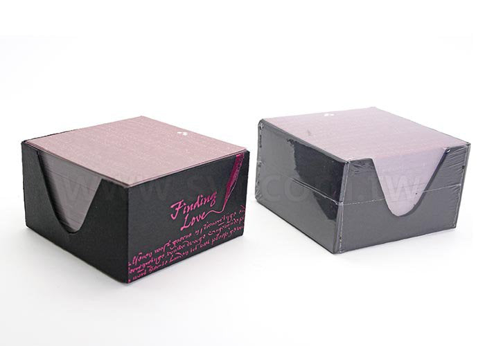 方形便條紙-硬殼單色印刷-450張內頁單色印刷便條紙