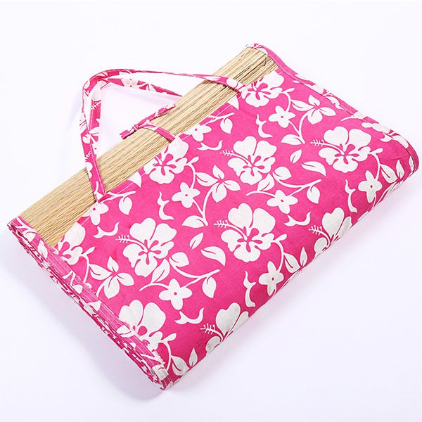 綁繩戶外用毛毯-草編毯