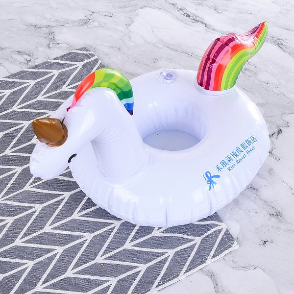 獨角獸造型充氣杯架
