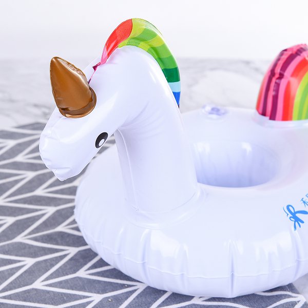 獨角獸造型充氣杯架