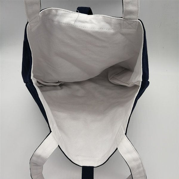 拉鍊式收納袋-帆布摺疊手提袋