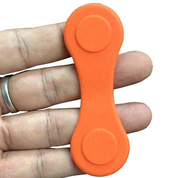 彩色磁鐵夾-環保橡膠球帽夾