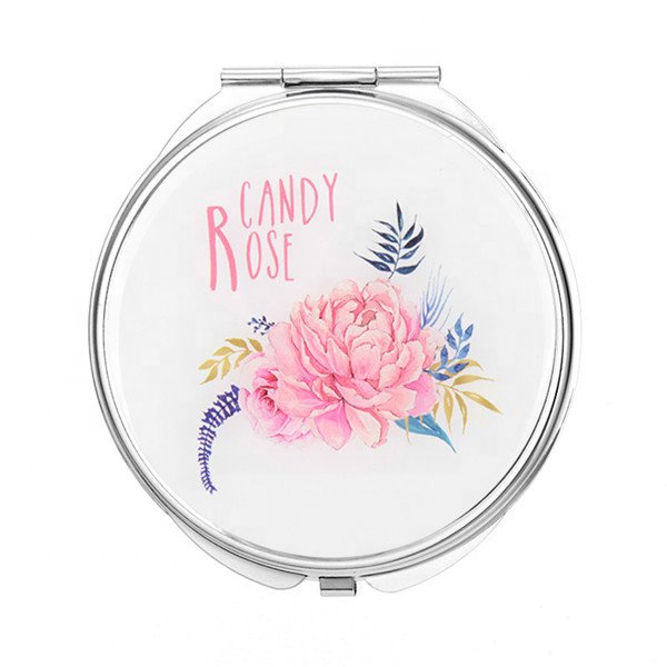 不鏽鋼材質雙面化妝鏡