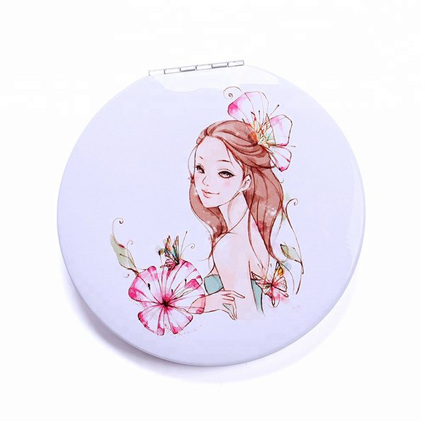 鋁合金雙面化妝鏡-彩色印刷