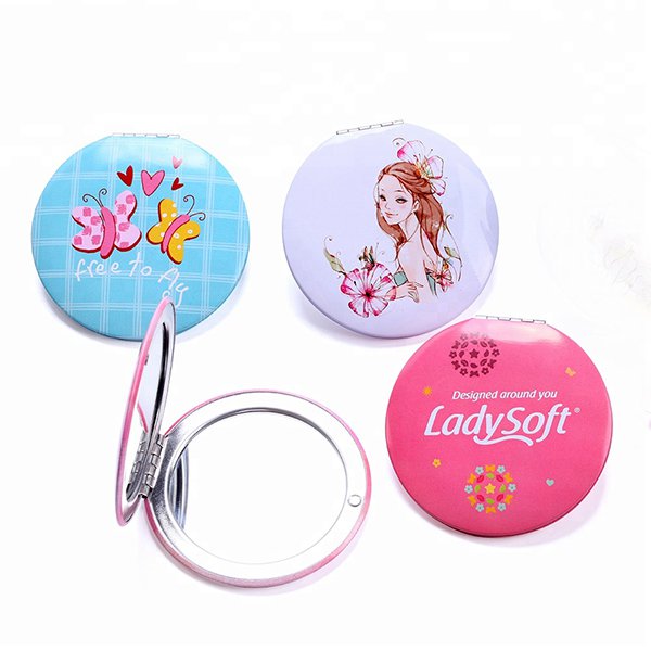 鋁合金雙面化妝鏡-彩色印刷