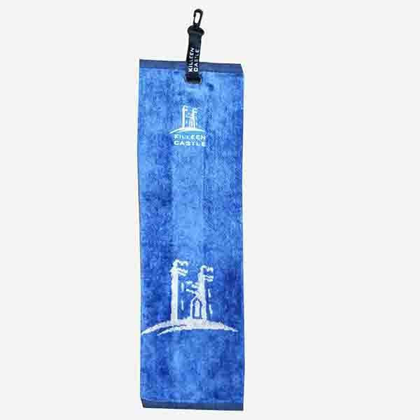 刺繡高爾夫巾-100%純棉廣告毛巾