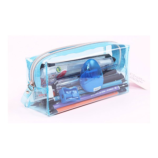 透明拉鍊鉛筆盒-PVC筆袋