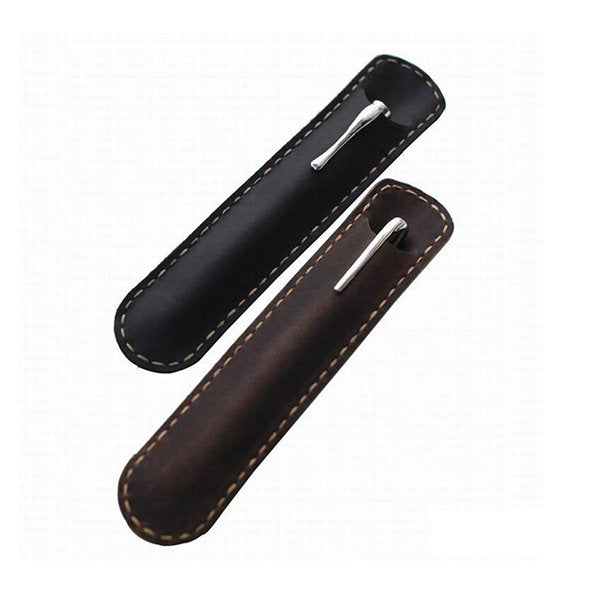 簡約單支筆套-PU皮革筆袋