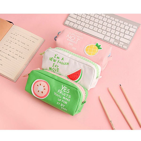 可愛大拉鍊鉛筆盒-EVA筆袋
