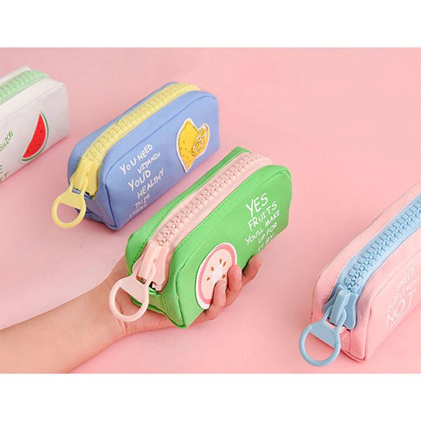 可愛大拉鍊鉛筆盒-EVA筆袋