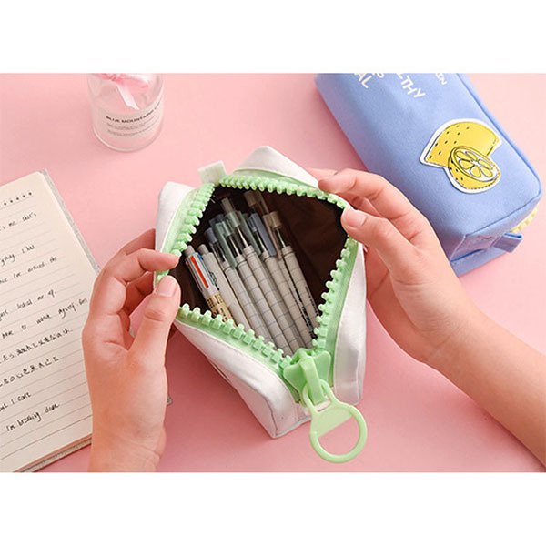 可愛大拉鍊鉛筆盒-EVA筆袋