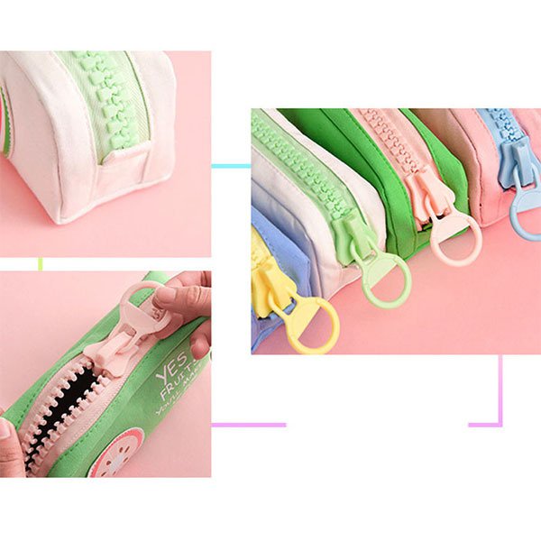 可愛大拉鍊鉛筆盒-EVA筆袋