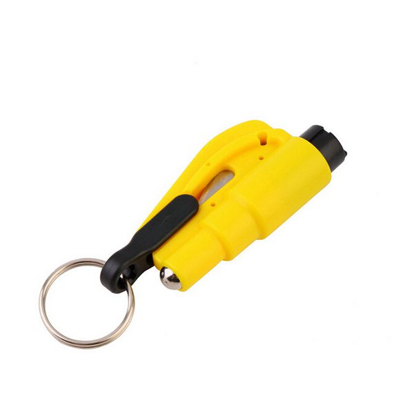 迷你汽車安全玻璃錘救援工具鑰匙圈
