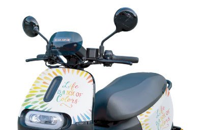 GOGORO電動機車彩繪彩貼包膜套組專屬車貼