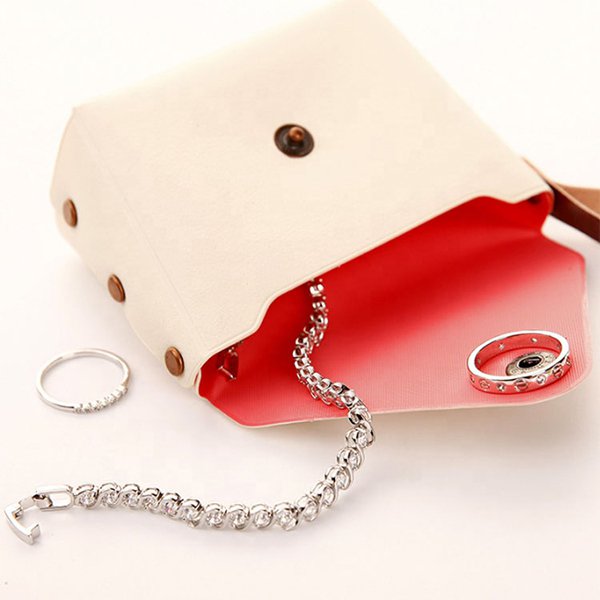 提袋鈕扣錢包-PU+合成革零錢包