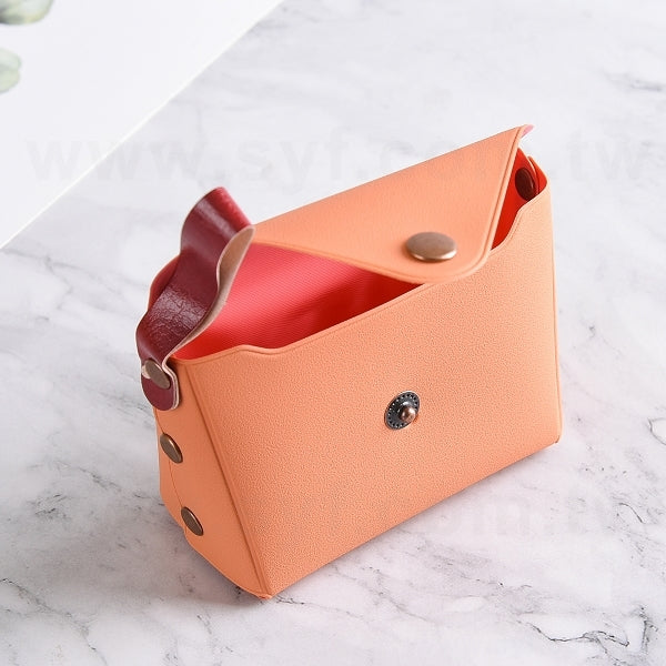 提袋鈕扣錢包-PU+合成革零錢包