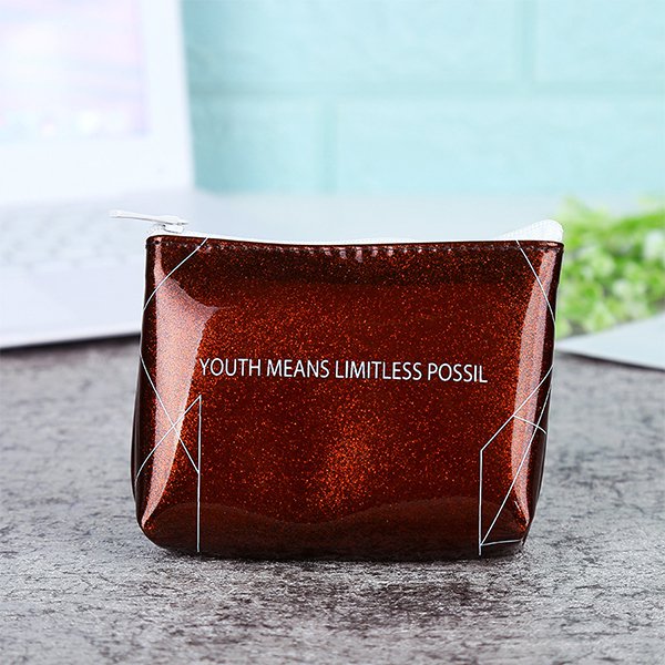 炫彩拉鍊錢包-PVC零錢包