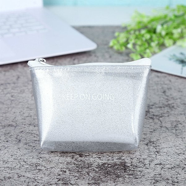 炫彩拉鍊錢包-PVC零錢包