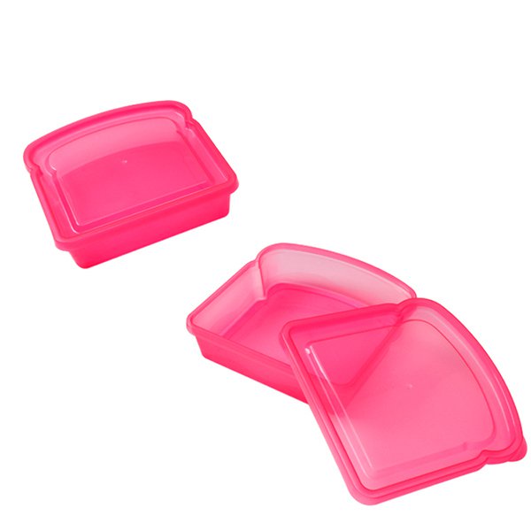 環保塑膠三明治盒2組