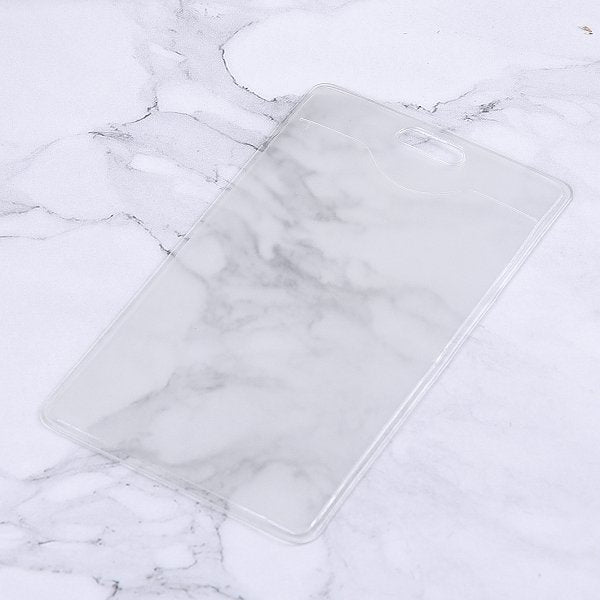 磨沙款透明識別證套