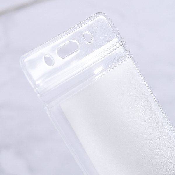 透明磨砂防水識別證套