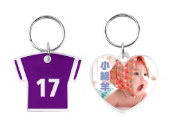 透明壓克力造型鑰匙圈